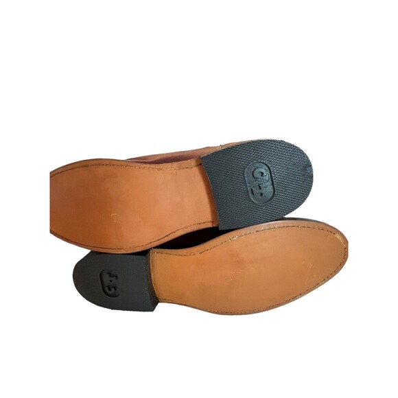 Cowtown Mens women’s Roper Dark Brown Leather Western Boots 6 1/2B Hand Made - Picture 7 of 10